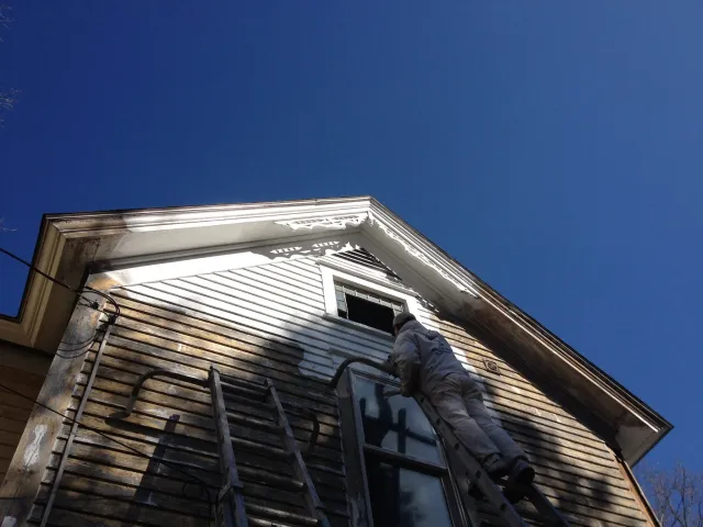Douglas Massachusetts house painting project