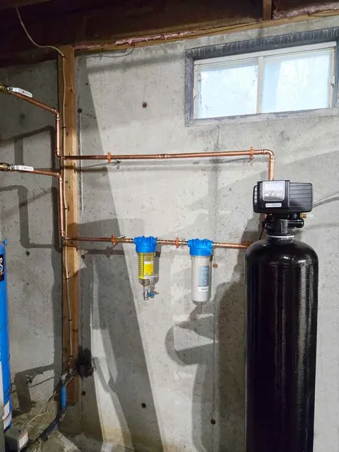Water Softener installed by NRP Plumbing & Heating