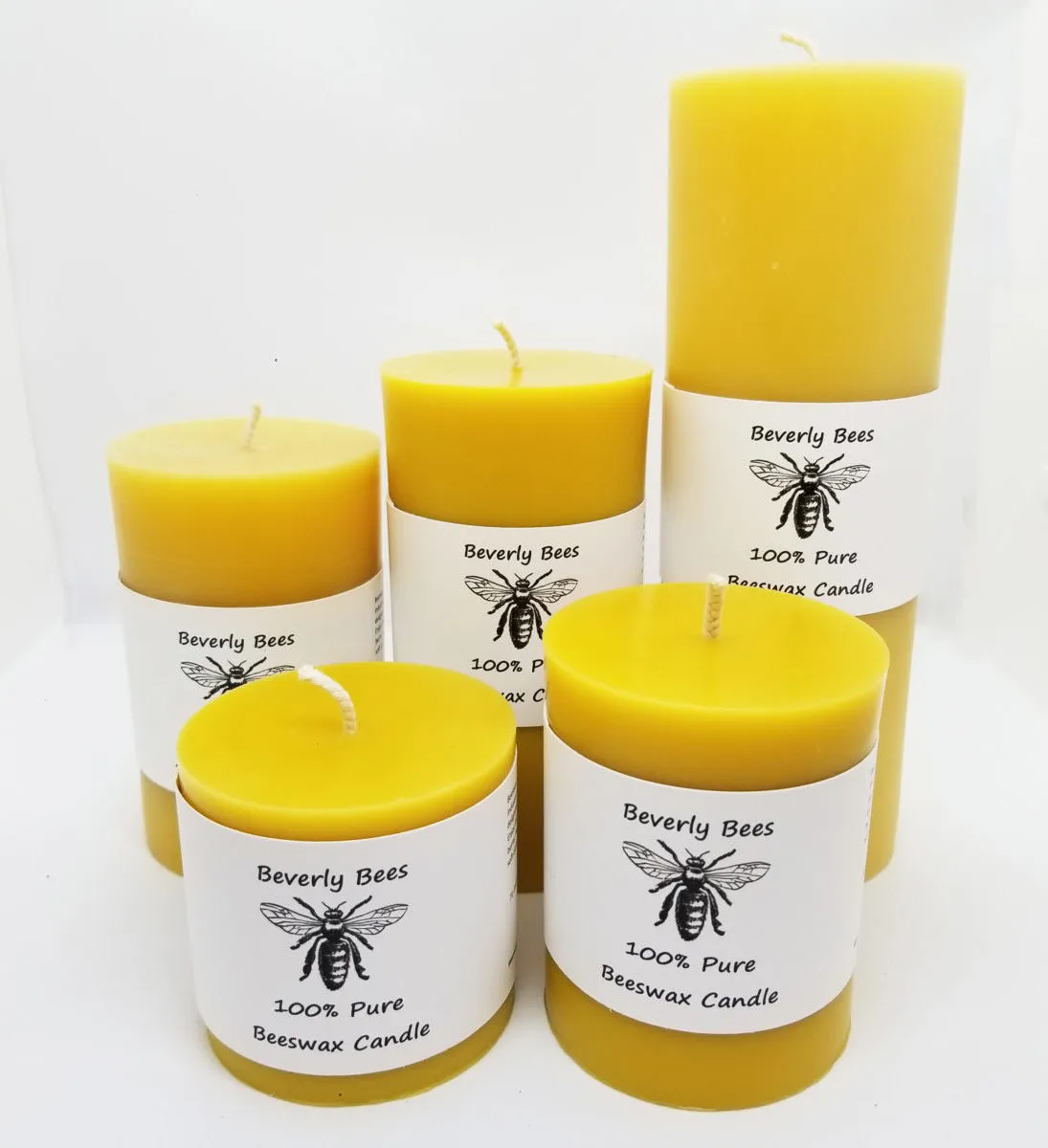 Beeswax Pillar Candles