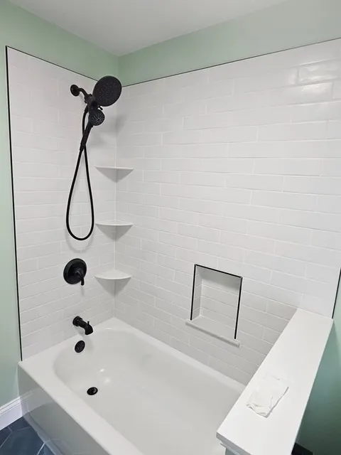 Modern Elegance Unveiled: Transforming Providence's 1980s Bathroom into a Contemporary Masterpiece