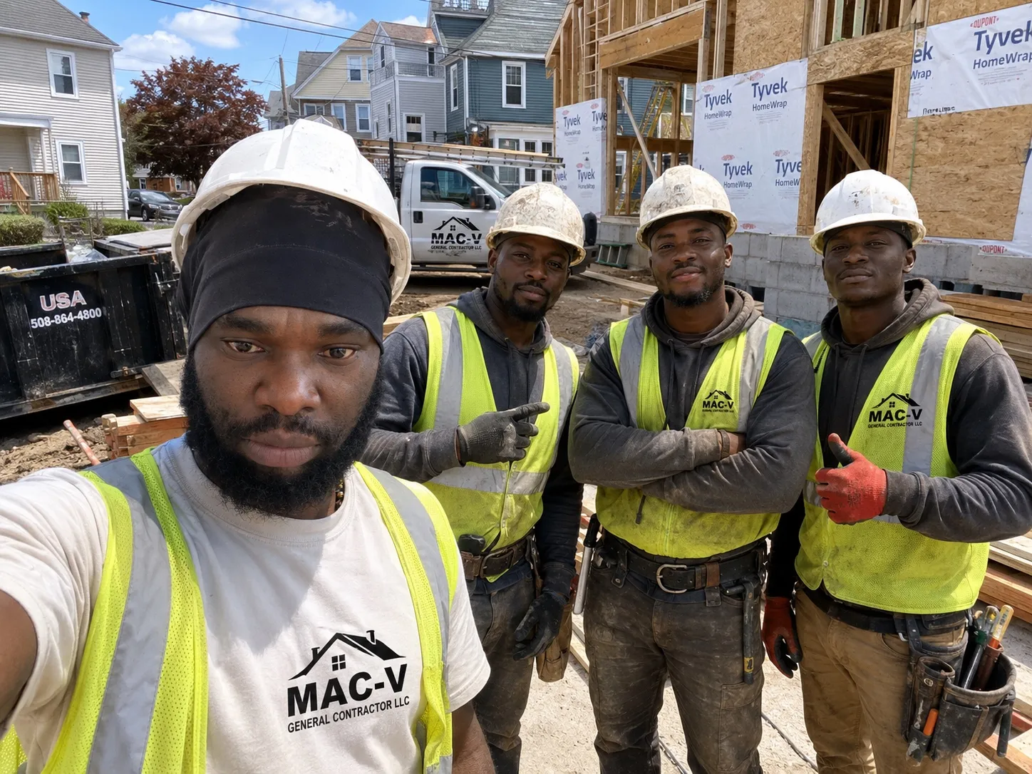 MAC-V crew on site
