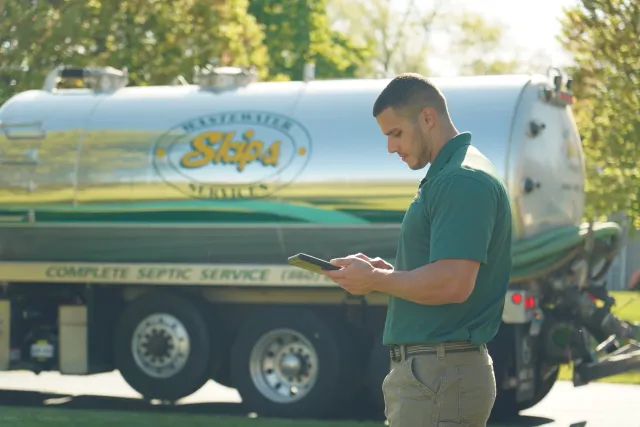 skips wastewater pump truck septic inspection connecticut
