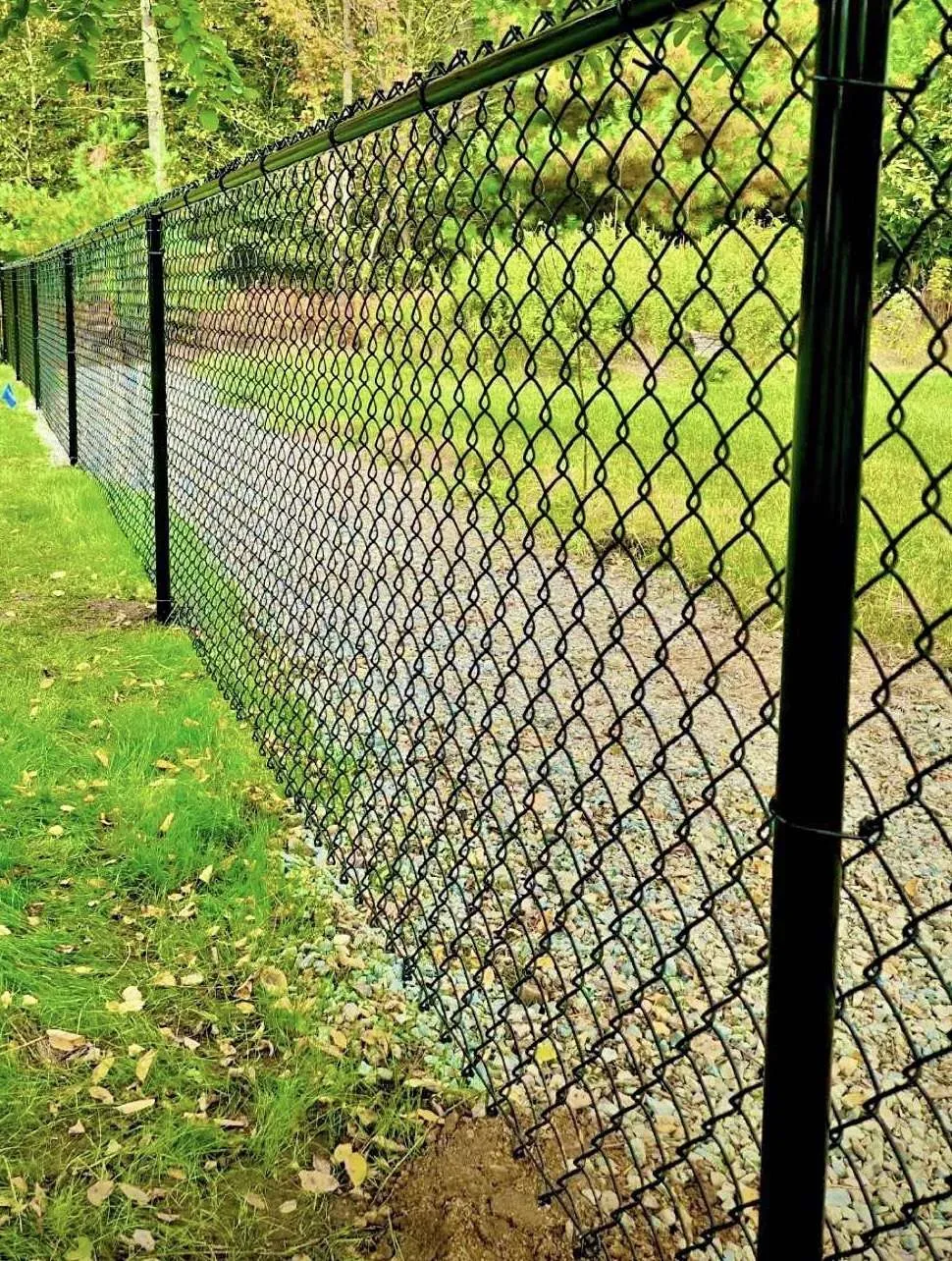 Chain-link fence installation by The Right Fence
