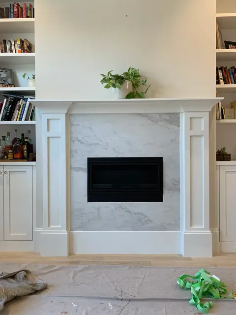 Fireplace Project in Belmont MA