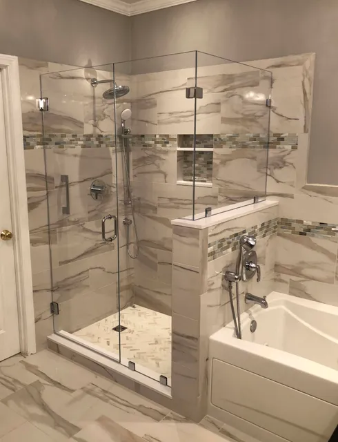 Cedars shower glass work photo