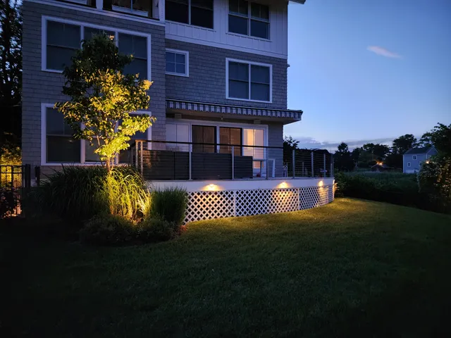 Coastal Landscape Lighting CT work photo