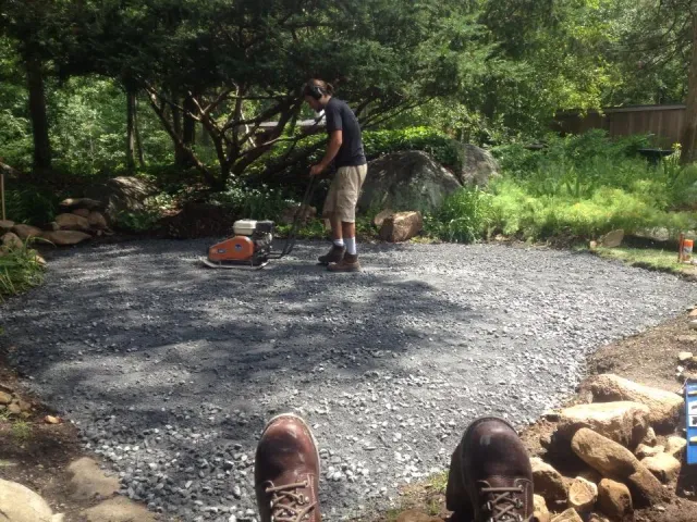 Patio installation. Scituate, MA