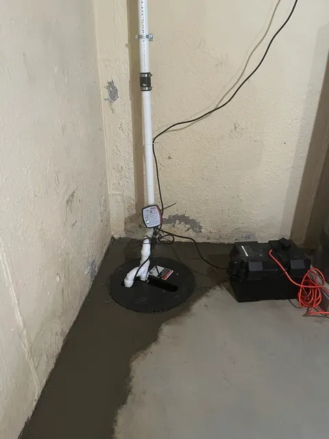 G. Spaulding Basement Waterproofing work photo