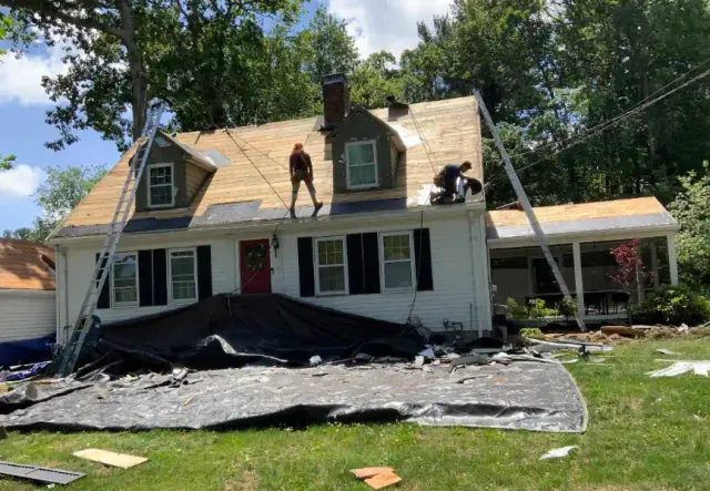 work photo from roofingcontractorhopkintonma.com