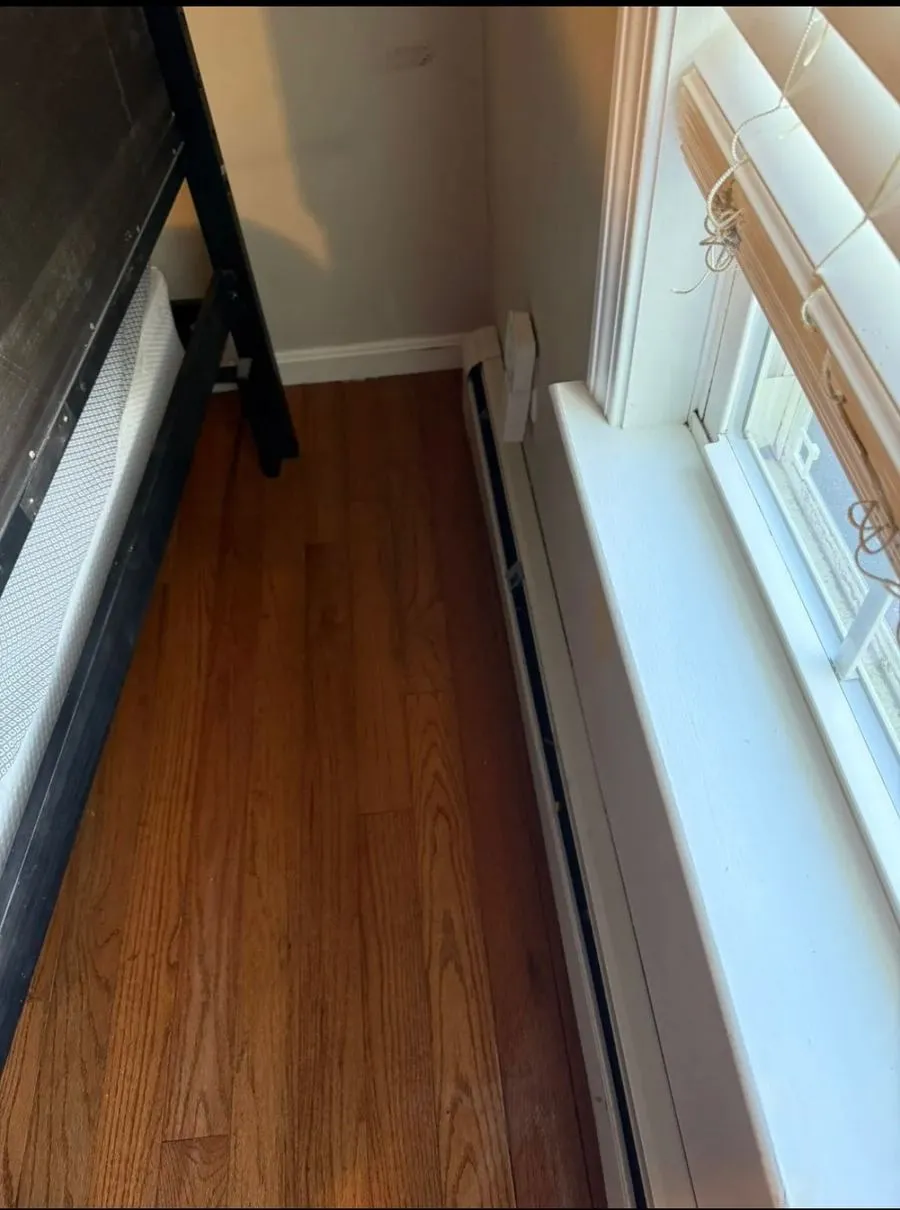 Clean window track and sill after detailed cleaning