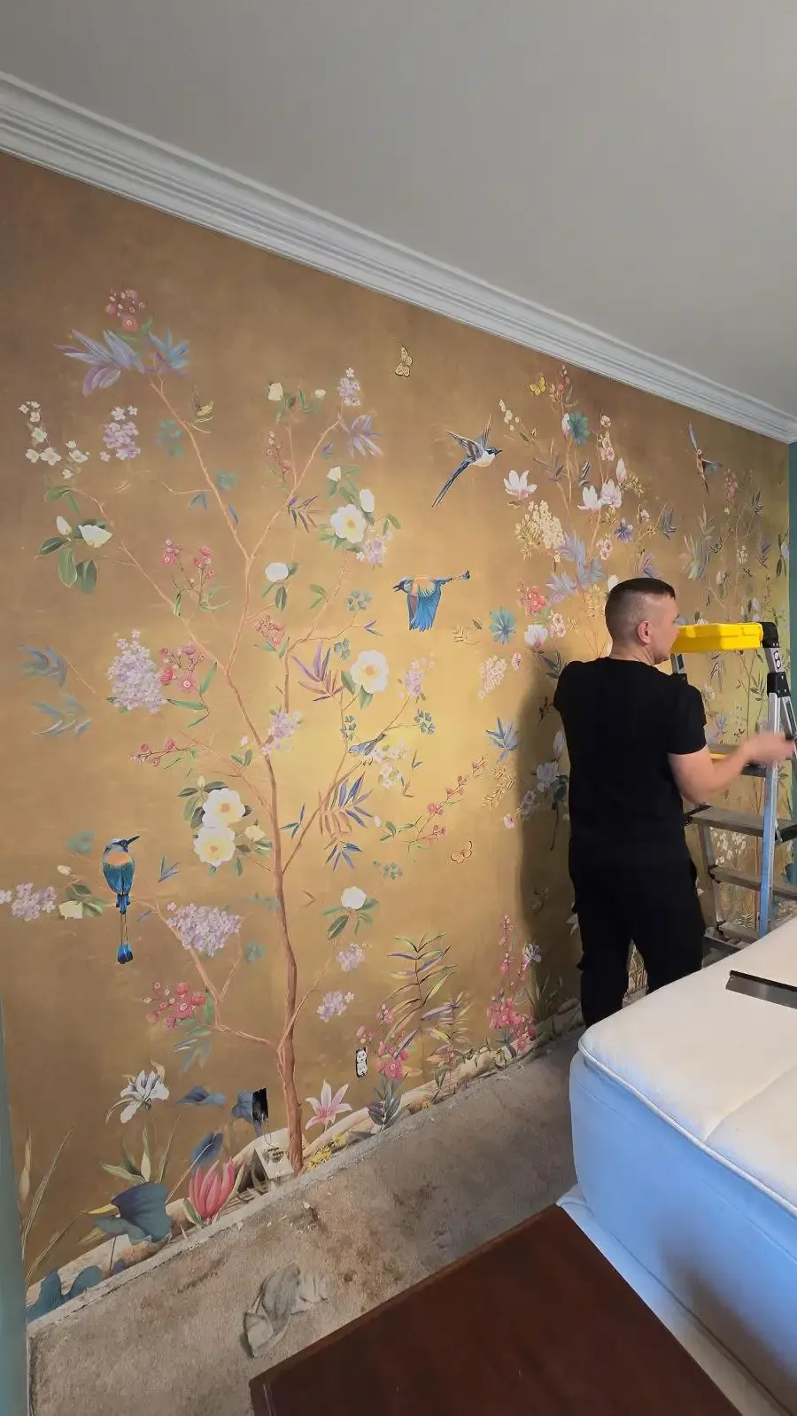 Surface preparation specialist at Revere Wallpaper Installations in South End, Boston