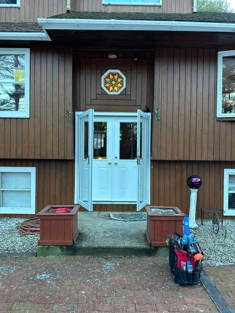 double entry door and storm door installation brimfield, ma2