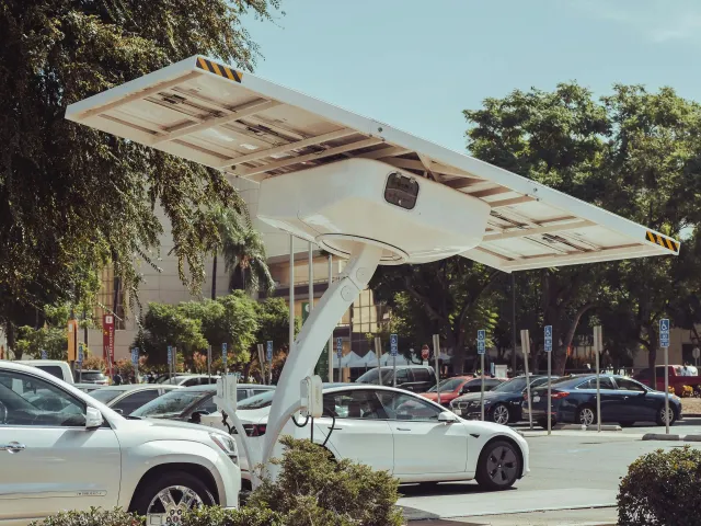 Merrimack Solar EV charger installation at a Merrimack, NH home
