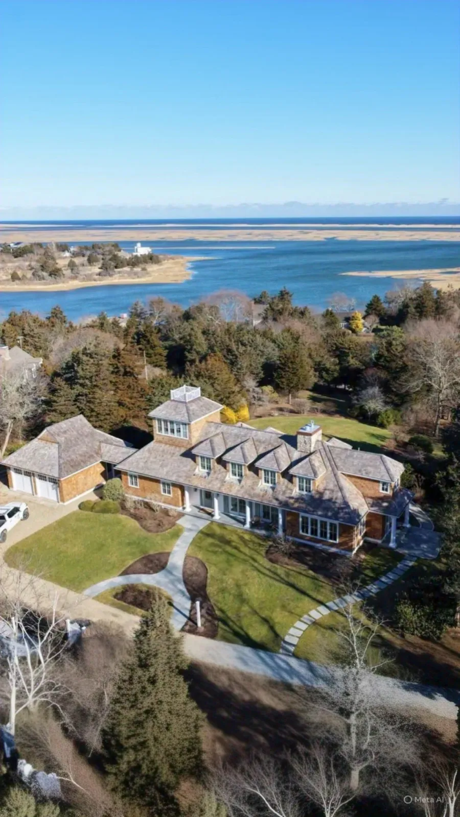 Paver driveway built by Bridi Masonry in Cape Cod, MA