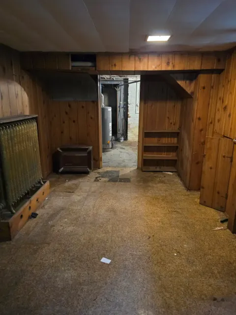 The same basement cleared out after the cleanout
