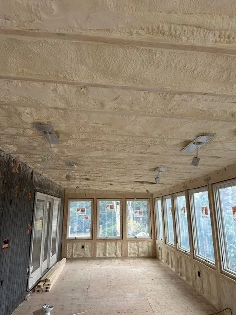 work photo from sprayfoamofcapecod.com