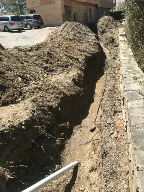 400A service excavation