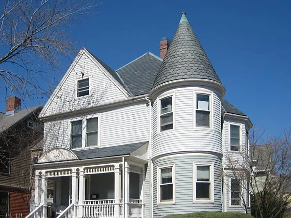 Slate roofing installation by J.L. Goode Roofing in Massachusetts