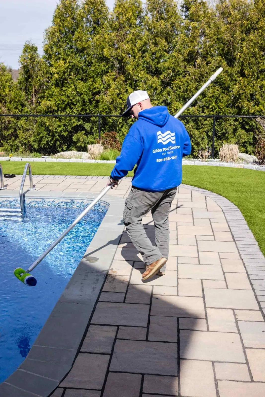 Expert team providing residential pool maintenance in Northbridge, MA.