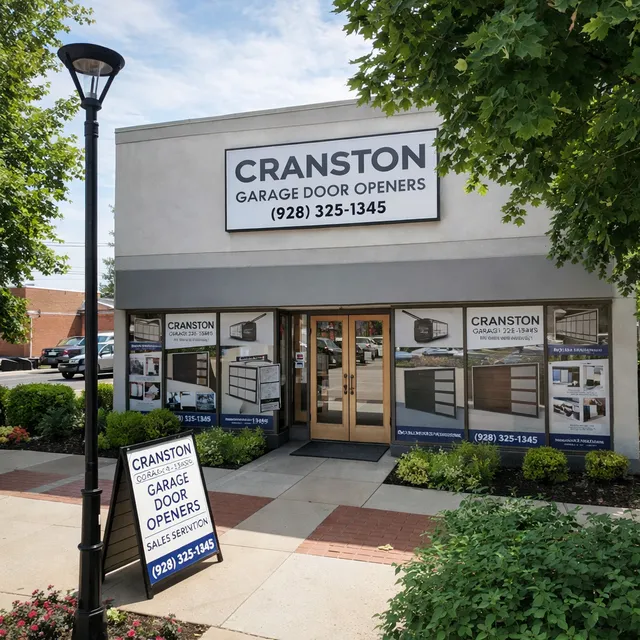 Cranston Garage Door Opener work photo