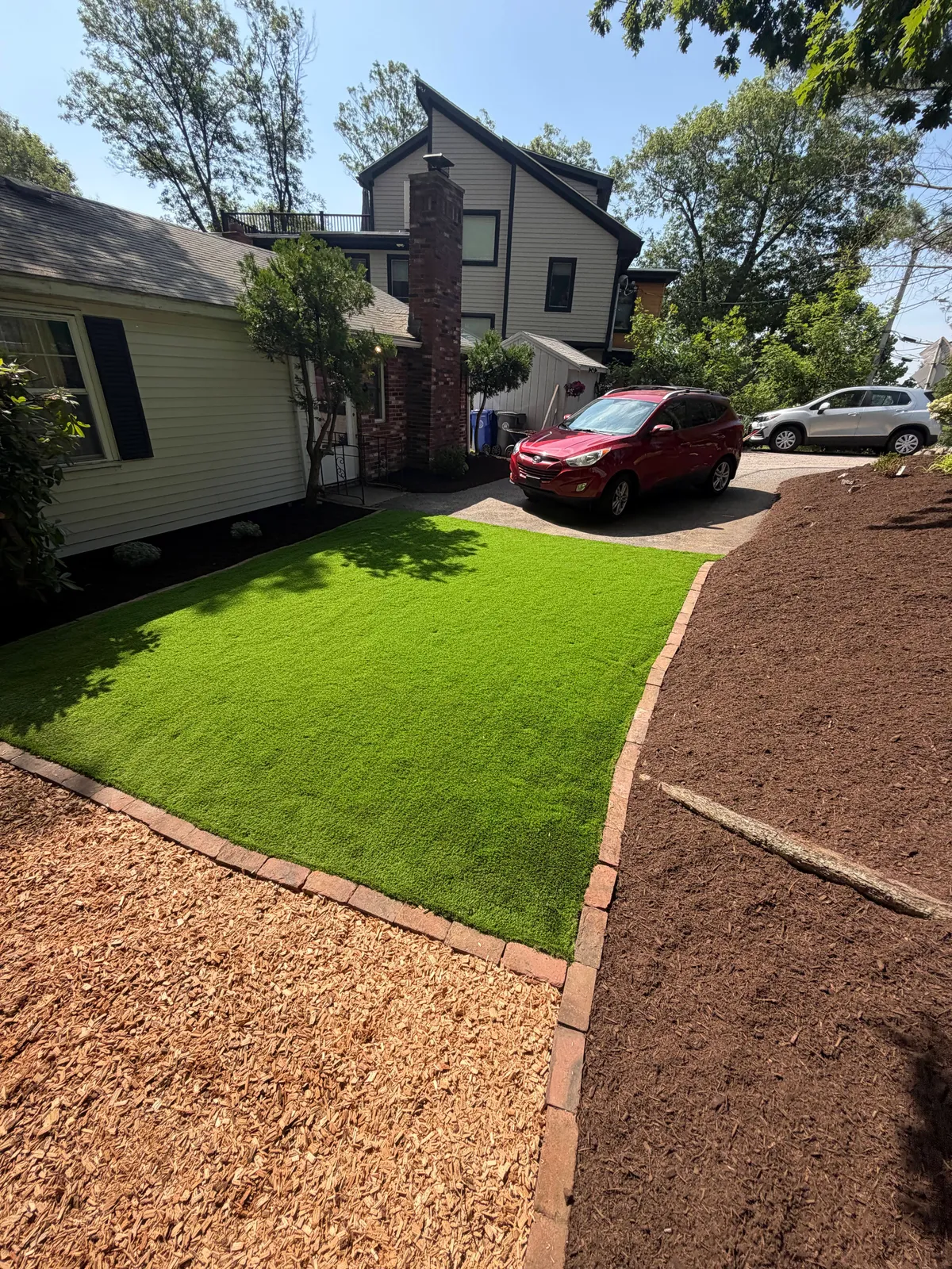 After lawn care Lexington MA