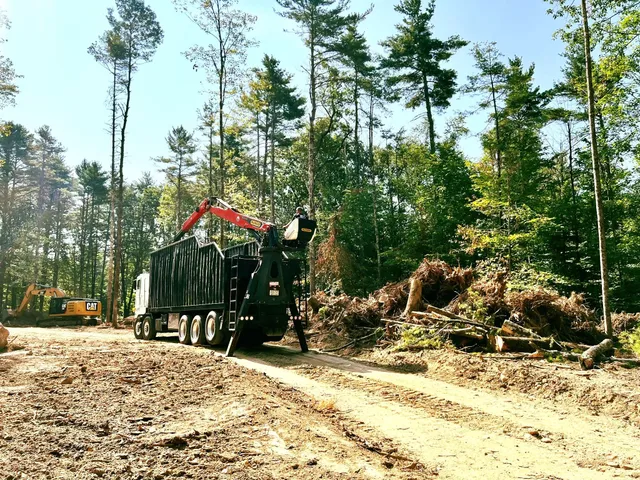 Cleared and graded lot after Kirk Trucking land clearing
