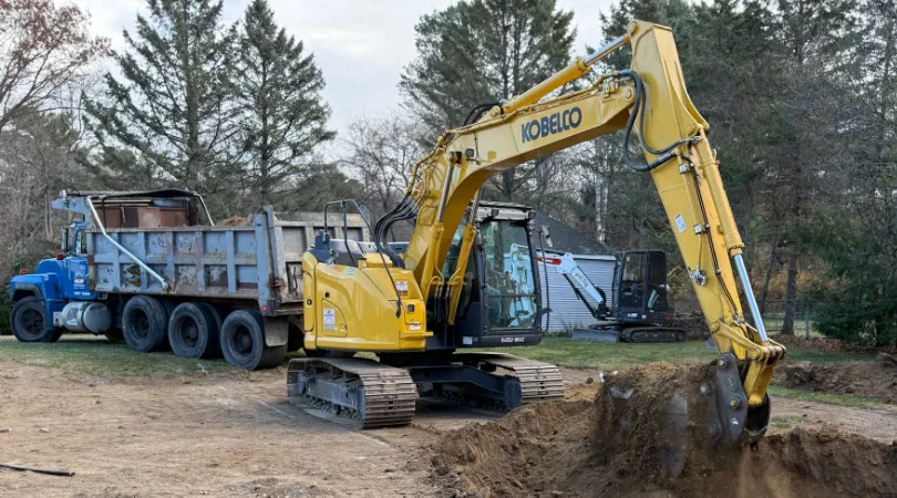 Expert excavation services for site preparation, grading, and foundation digging, ensuring precise, safe, and efficient earthmoving solutions.