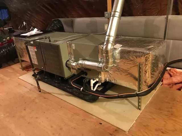 Attic Furnace Install