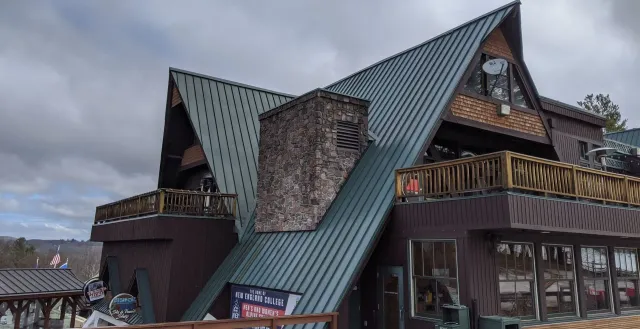 Metal Panel installation at Pat's Peak, Henniker NH