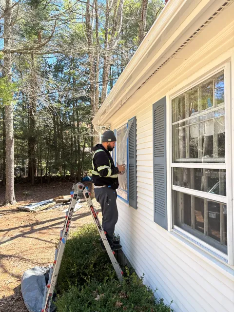 Residential and commercial exterior cleaning, power washing, and paint stripping services by C&E Services in Rhode Island & Massachusetts