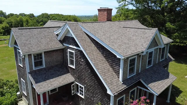 Completed roofing project by LizMar Construction in Rhode Island