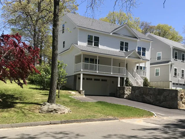 New custom home with a covered front porch