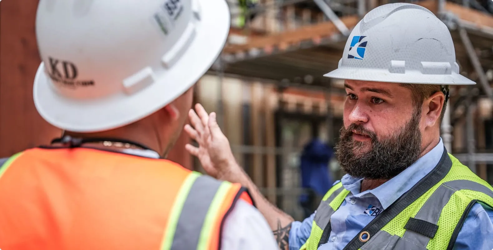 BluSky contractors on job site