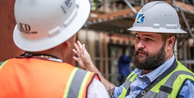 BluSky contractors on job site