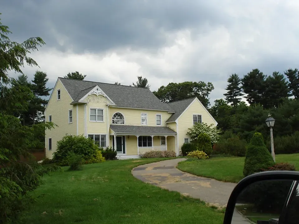 House with beautiful roof