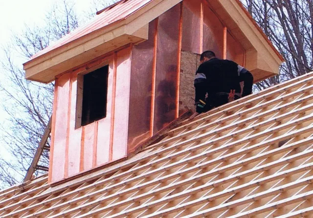residential roof installation by Roberts Roofs