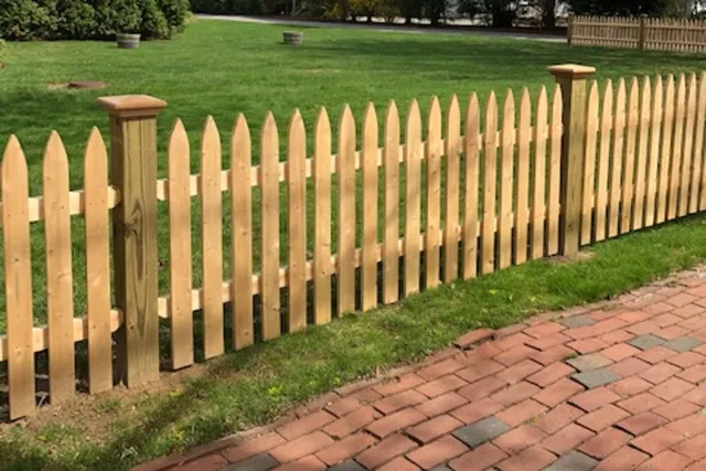 Residential Wood Fence in Bellingham & Buzzards Bay, MA