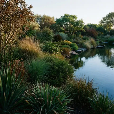 Custom Landscape Design - Riverside Property
