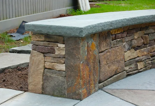 fieldstone wall detail