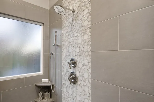 Bathroom tile installation