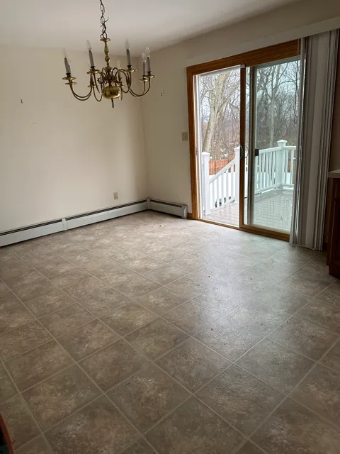 Clean dining room after junk removal