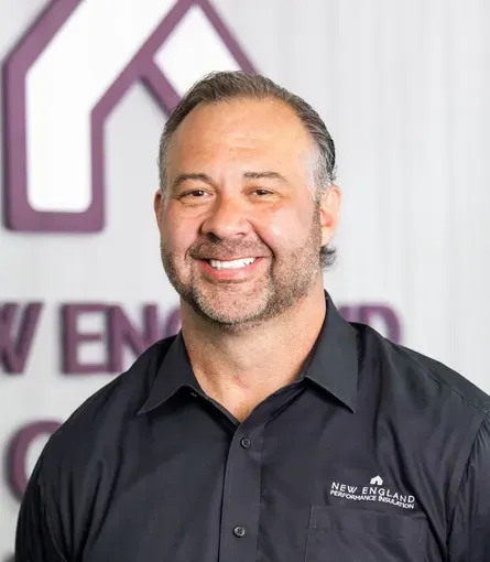 A photo of Vernon Cox, owner of New England Performance Insulation.