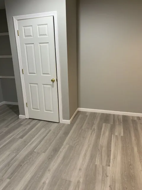 Luxury vinyl plank installed basement Trumble, CT