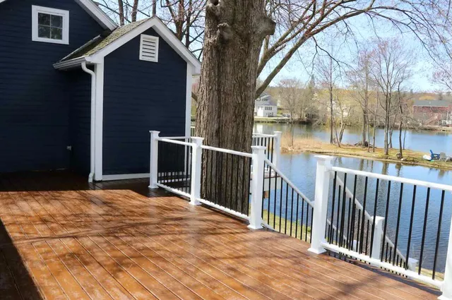 Wood deck