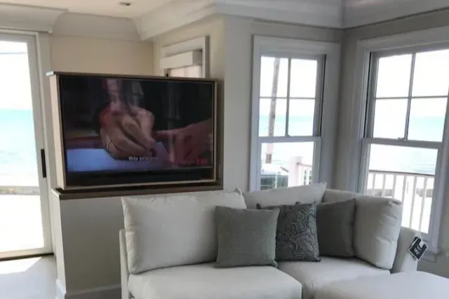 Disappearing TV Stand