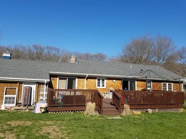 A recent roofer job in the  area