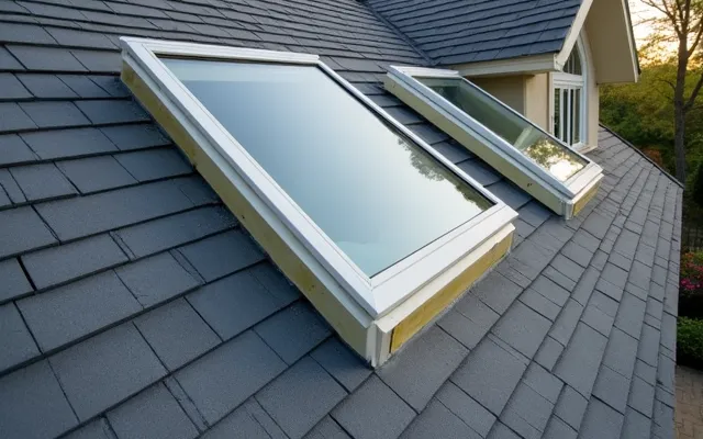 Skylight Installation and Roof Patch