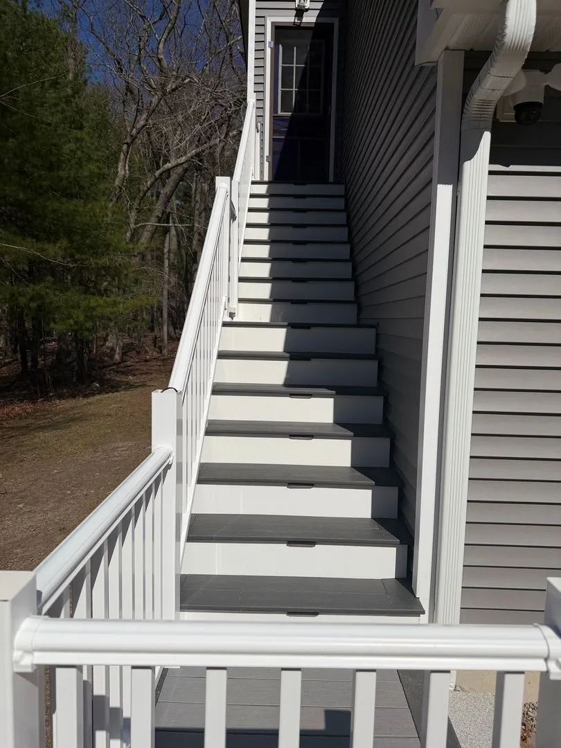 Composite exterior staircase