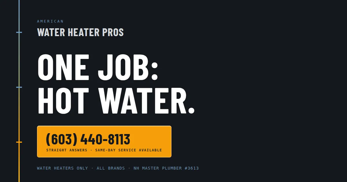 work photo from nhwaterheater.net