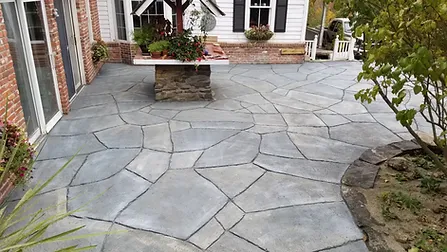 Backyard Patio after Custom Construction